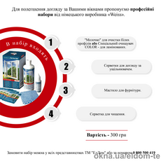 Професійний набір по догляду за вікнами